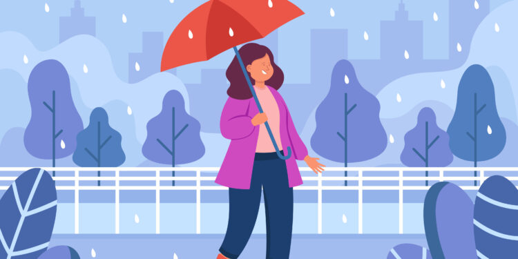 what kind of attire folks love to wear in rainy season