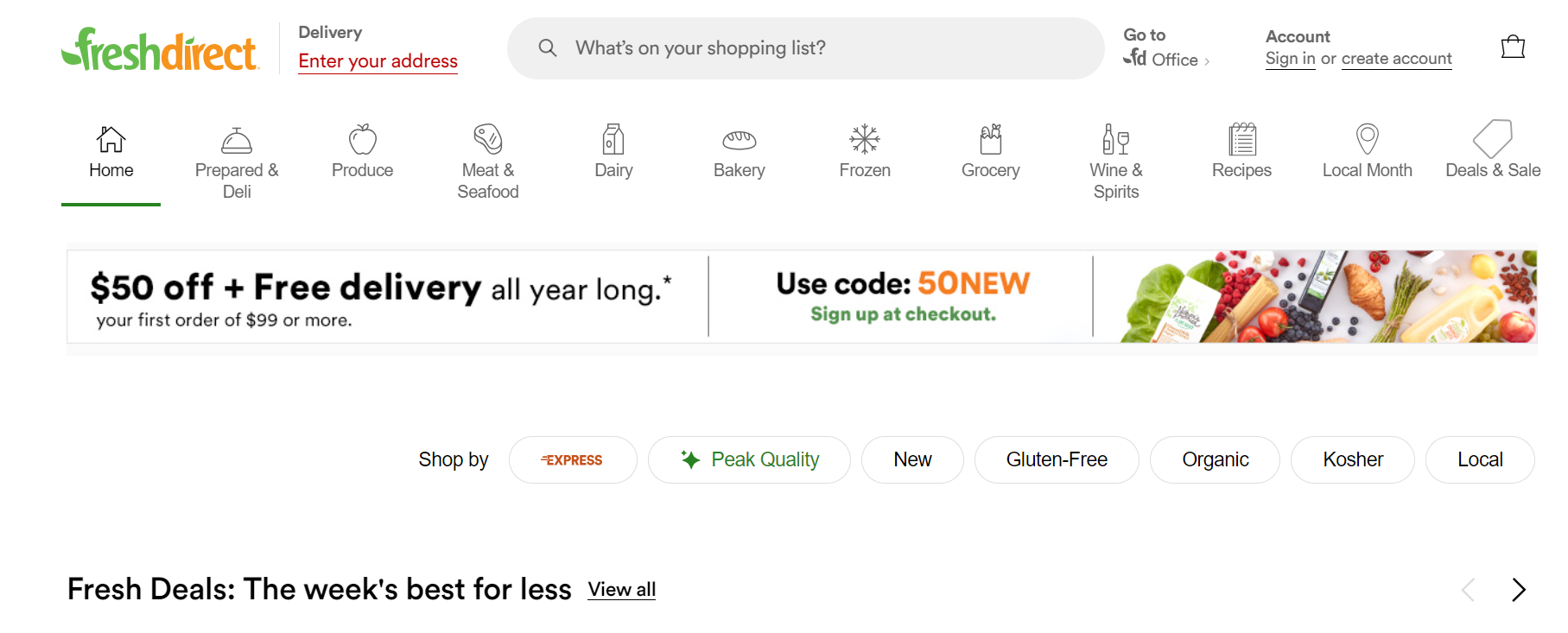 FreshDirect site Review How ChefPrepared Meals Can Elevate Your