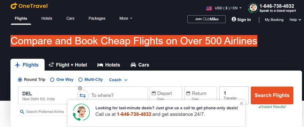 Onetravel Website Review: The Ultimate Guide to Finding Cheap Flights ...